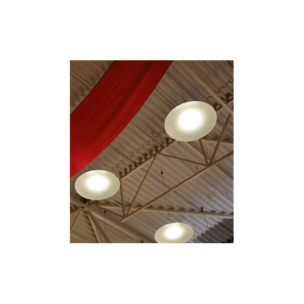 PENDENTE LED HIGH BAY MOON REDONDO 6500K 70W BIV 39X18,4CM POLI E