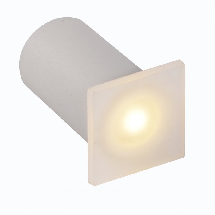SLV FRAME BASIC Faretto Da Incasso LED Quadrato Bianco - 3000K 1W, Design Minimal, Ingegneria Tedesca, Garanzia 5 Anni, Con Molle A Balestra