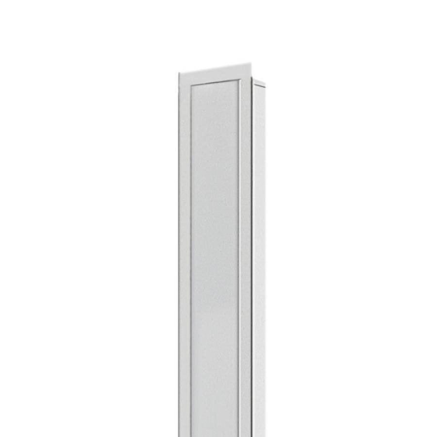 Perfil De Embutir Lls Flex I Linear Metro X X Cm Alum Nio Branco Save Energy Se