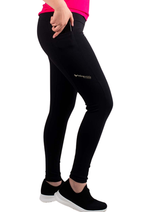 Calça Legging Academia Fitness Cõs Alto Com Detalhe Faixa Lateral Feminino  Suplex in 2023