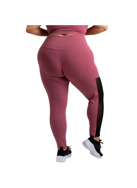 Calça legging vip lingerie fitness suplex com tule - TJ Vip - Calça Legging  - Magazine Luiza
