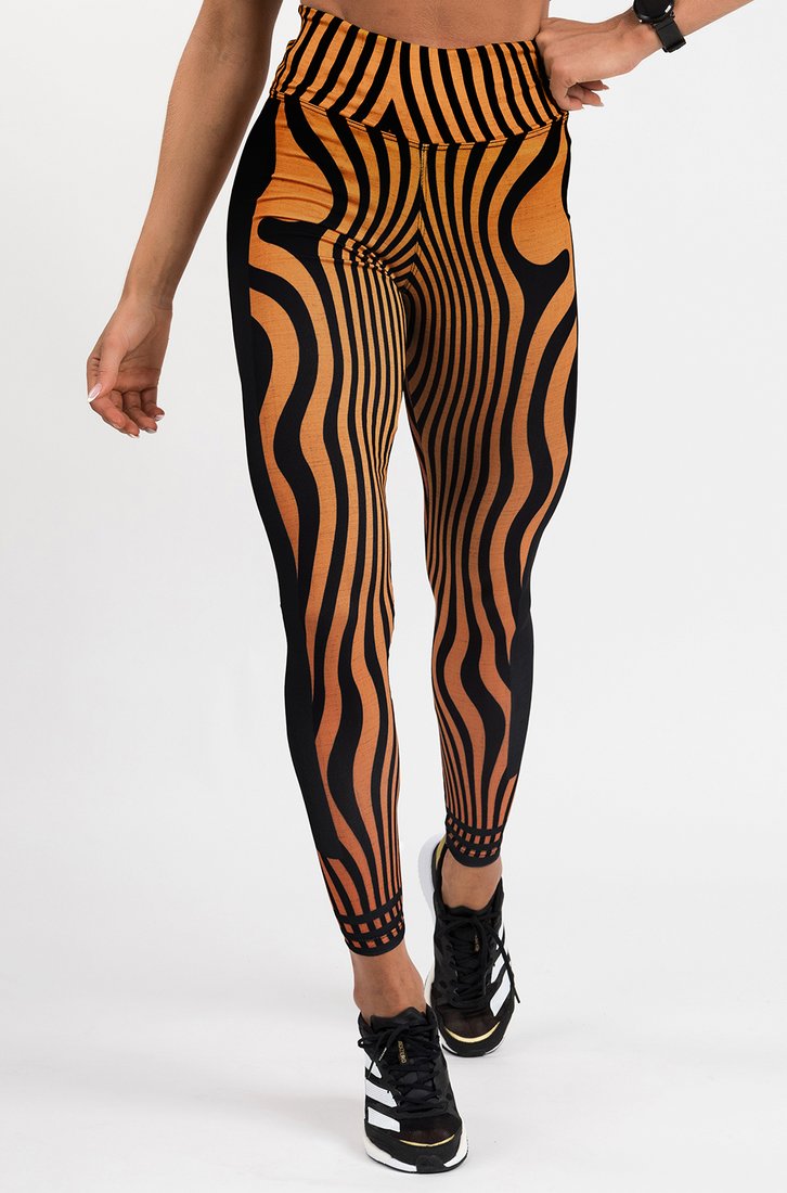 calça legging estampada tiger print - Lett Sports