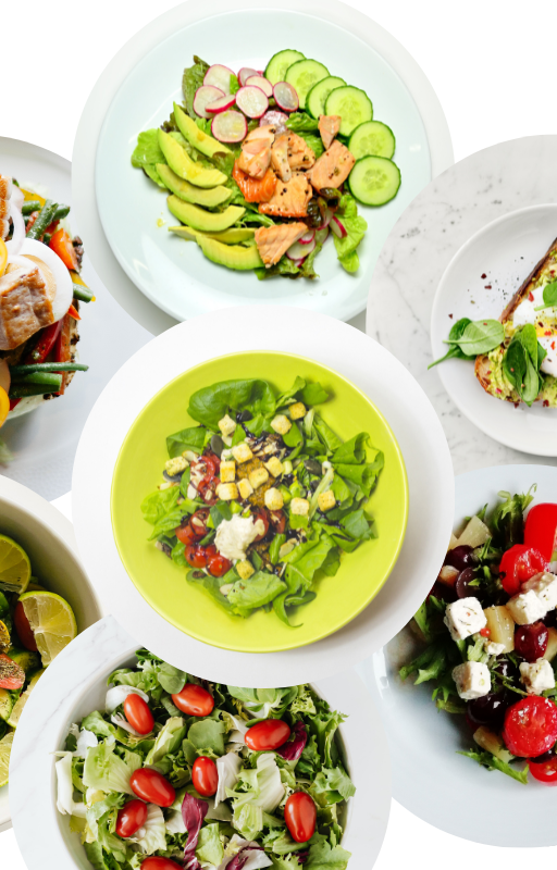 Capa de Ebook Especial Saladas Moderno Simples Verde Suave e Vermelho