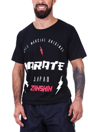 Camiseta Masculina Zanshin Karate Preta